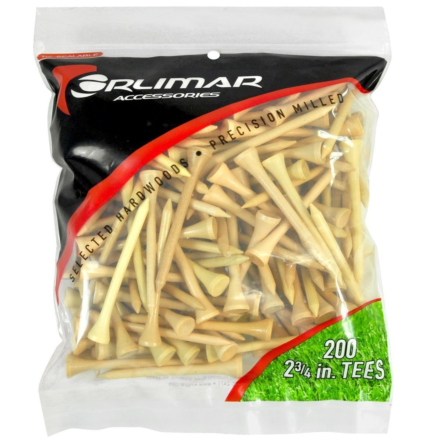 Tees 2 3/4-inch, Natural (200 Pack)