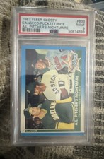 1987 Fleer - Jose Canseco, Kirby Puckett, Jim Rice #633 Glossy PSA 9