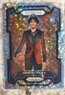  2023-24 Prizm  #163 Dereck Lively II SILVER Disco Prizm RC Variation MINT