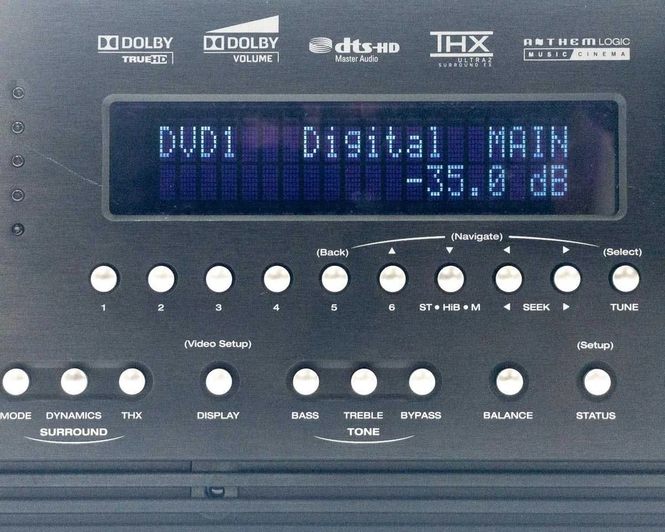 Anthem Multi Channel Preamp Audio/Video Processor 8 HDMI, 7.1 Channel AVM 50V - Image 3 of 4