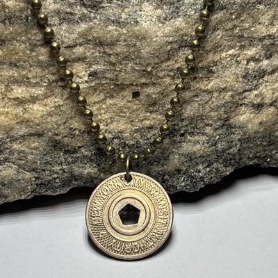 1995 (letzte) NYC Subway Medaille Anhänger - Vintage New York City. Wear History!  