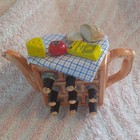 TEAPOTTERY SWINESIDE Design English Teapot Tea Pot England Signed Judith Hartley