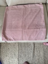 Dunelm Pink 55cm Square Cushion Cover