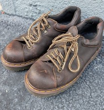 PREOWNED Vintage Doc Martens 8312 Chunky Brown Oxford Shoes PC04F Mens Size 8