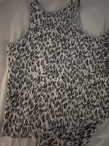 Karen Neuburger 3 teiliges Pyjama Set Gr. XL Gepard Print ultraweicher Fleece - Bild 12 von 17