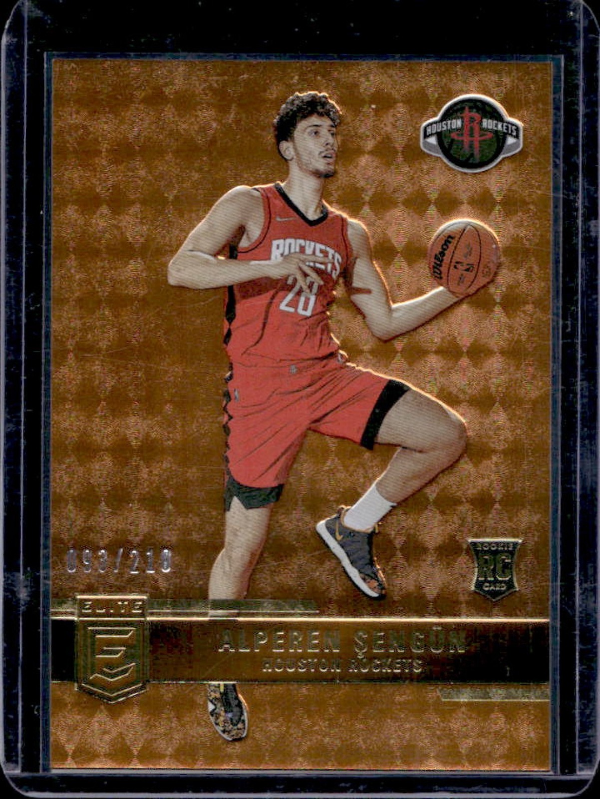 2021-22 Donruss Elite Alperen Sengun RC Orange #93/210 Rockets