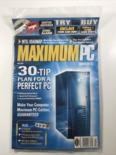 MAXIMUM PC Magazine May 2003 CD Incl Chips Computers Components VTG Sealed NEW