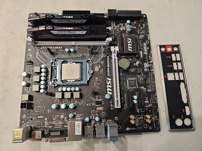 M272 MOBO COMBO I5-6400 + 8gb Ram + MSI B150M BAZOOKA MOTHERBOARD