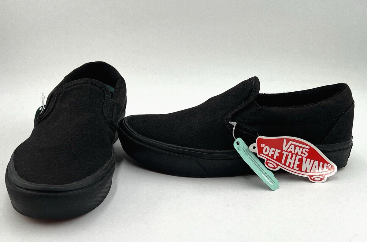 国内配送 VANS COMFYCUSH SLIP-ON BLACK /BLACK NEW VANS COMFYCUSH SLIP-ON For Men's SZ 4 UNISEX For Women's