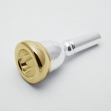 Bach 24K Gold Rim  Cup Large Shank Artisan Trombone Mouthpiece, 5GS NEW 