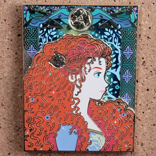 Merida Profile Fantasy Pin - LE 75 - Brave Disney Princess - DesignsByGenn