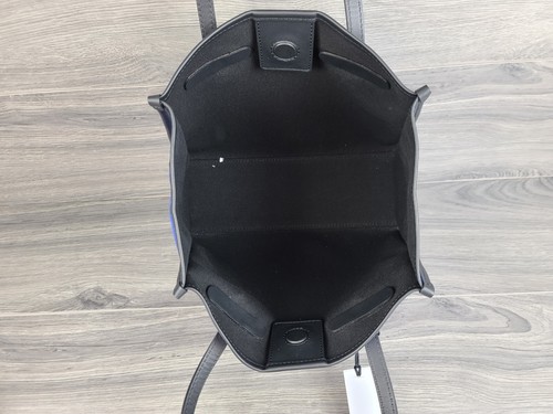 Gianni Chiarini Tote Large Canvas Club Marcella Handbag w Detachable Pouch Blue - Picture 7 of 8