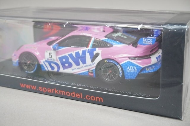 1:43 SPARK S5232 Porsche 911 GT3 Cup Porsche Supercup