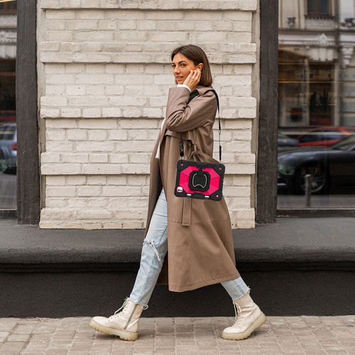 Heavy Duty Shockproof Shoulder Strap Hard Case For iPad Pro 11 /ipad Air 11 2024 - Picture 52 of 104