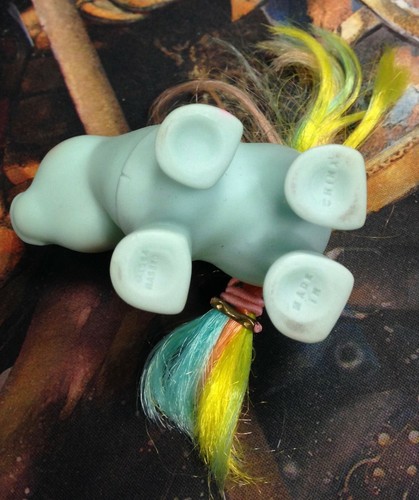 Vintage 1984 Rare Original My Little Pony Baby Sunribbon Rainbow G1 1St Gen MLP - Picture 3 of 3