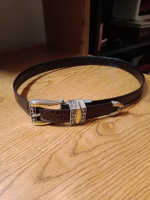 Brighton M (30) two‎ tone black brown leather reversible belt Brighton Marcus Women main image 2