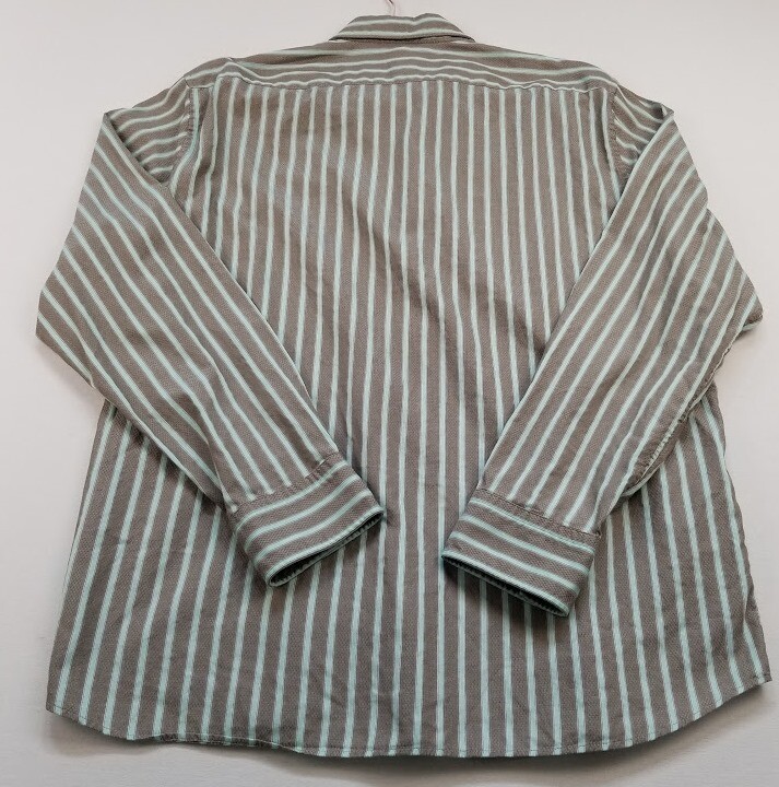 Boss Hugo Boss Button Up Shirt Men’s Extra Large XL Striped Long Sleeves Cotton