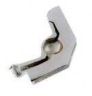 Brushed Chrome Hinged Bracket Stair Rod - 9mm - Individual