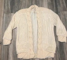 Vintage 80's Imago Mohair Knit Sweater Women's Large White