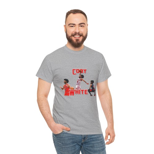 Coby White , Unisex Cotton Shirt, Sports Apparel, Gift for Him, Summer - Picture 25 of 37