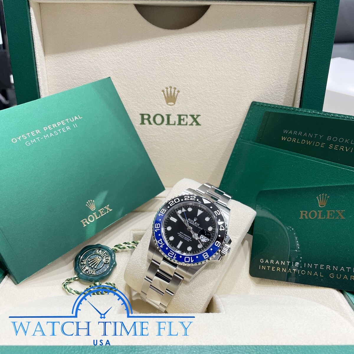 Rolex GMT-Master II 126710BLNR 40mm Batman Black And Blue Bezel
