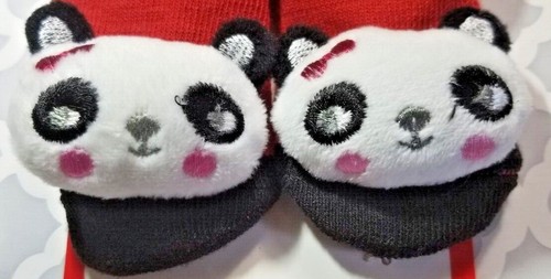 Panda Baby Socken süße Pandas Größe 0-12 Monate Unisex so süß Maße Kleinkind - Bild 2 von 4