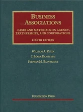 Business Associations, Cases and Materials on Agency, Partnerships, and...