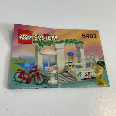 lego 6402 Paradisa Sidewalk Cafe Vintage Instructions Only | eBay