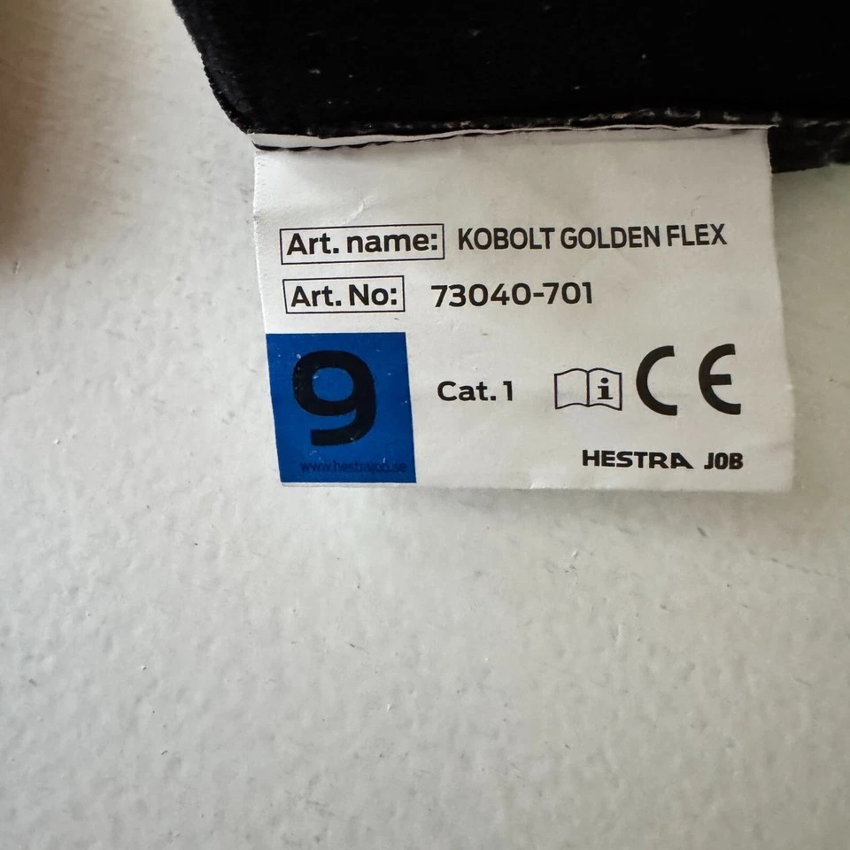 Guantes Hestra Trabajo Patio Kobolt Golden Flex talla 9 Foto 3 de 3