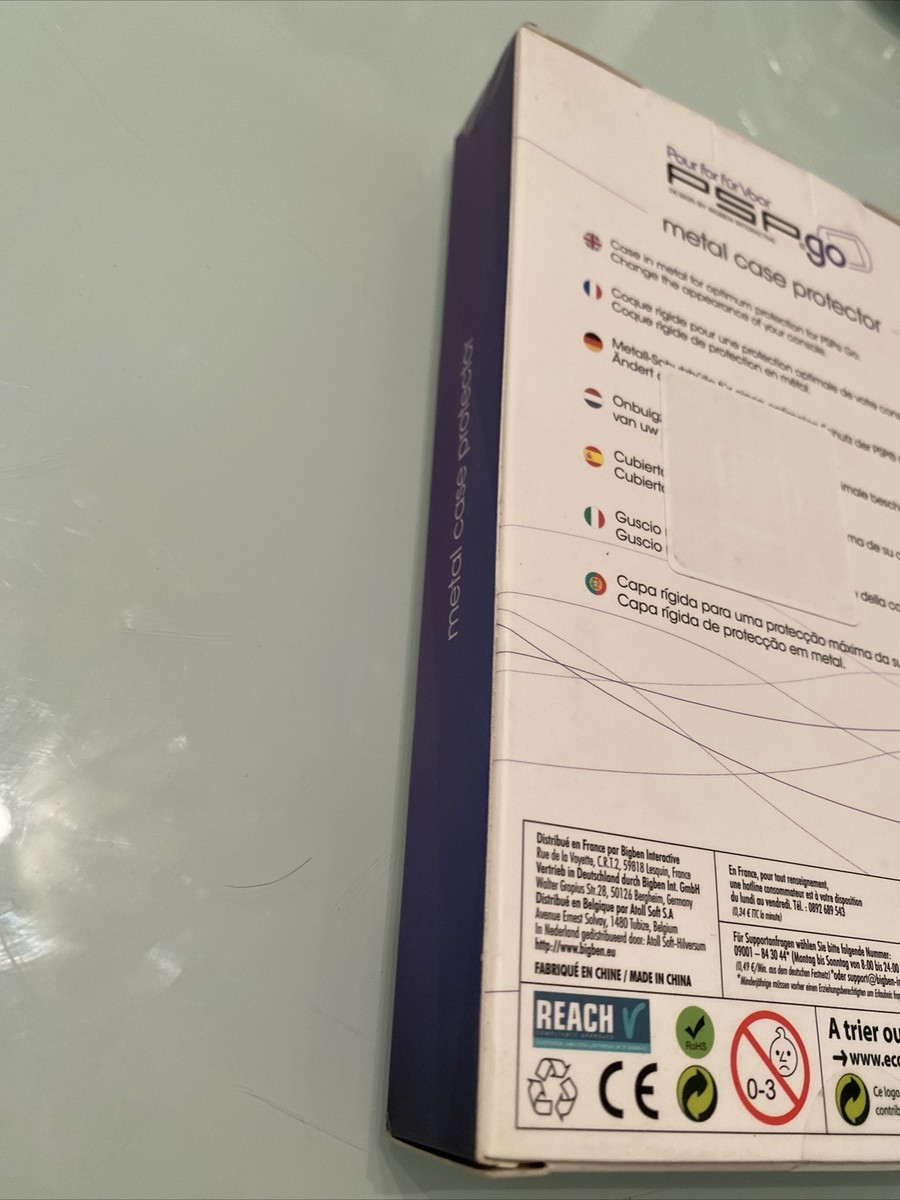 Étui De Transport Rigide Et Housse Pour Sony PSP Go - Coque De Protection Métallique Neuve