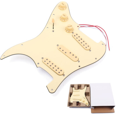 Prewired Loaded Pickguard Humbucker Noiseless Pickup 5 Way Switch for Strat ST