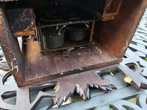 Antique Black forest Cuckoo clock for restoration - 第 19/23 張圖片