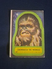 Star Wars card #92 Chewbacca Stani original rare Argentina 1977