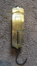 VTG BRASS LANDERS IMPROVED Spring Balance Scale MADE IN USA