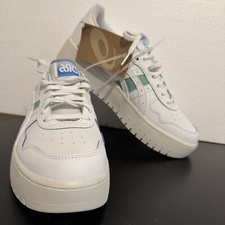 ASICS WOMEN'S JAPAN S PF WHITE GREEN SPORTSTYLE SNEAKER ORTHOLITE US SIZE 11.5