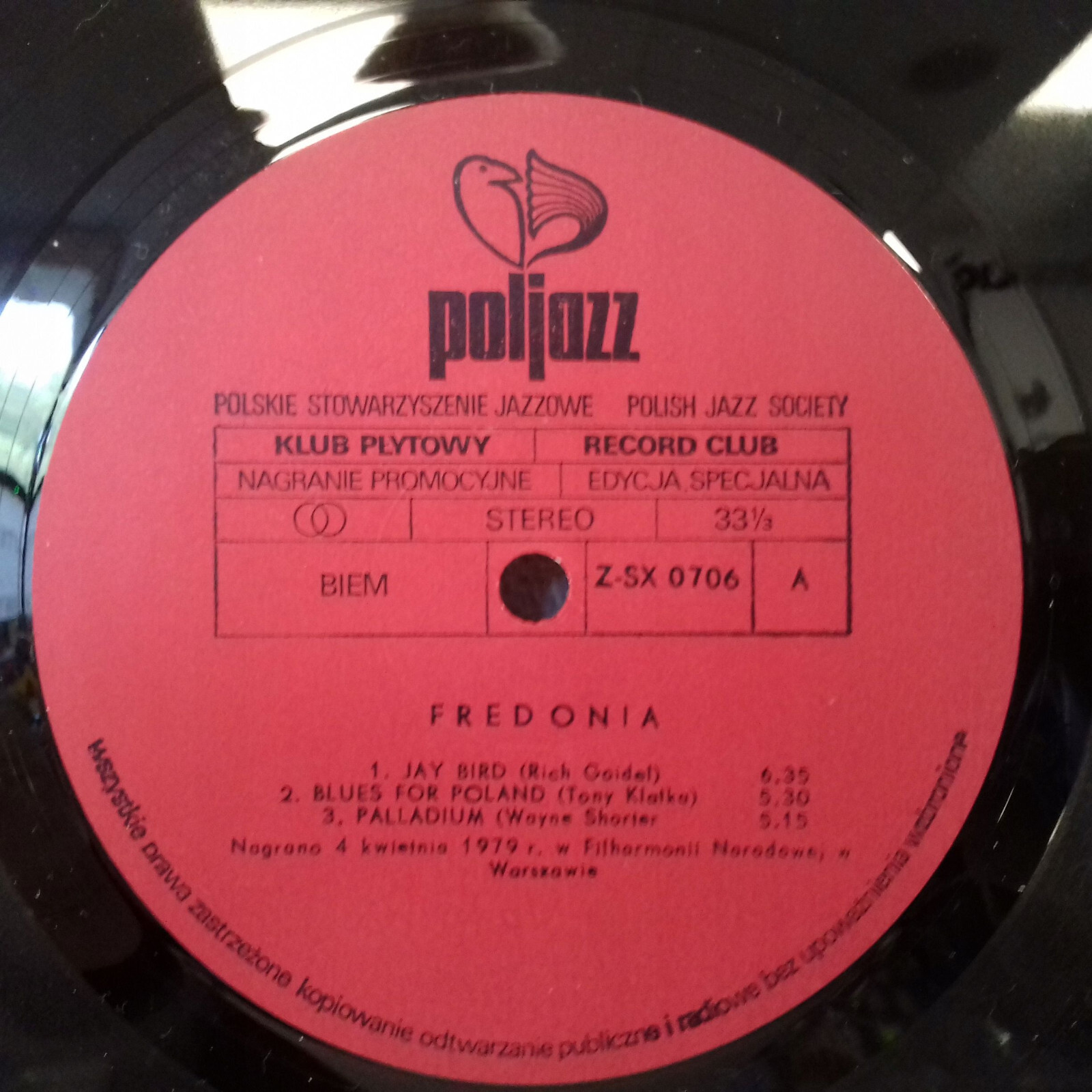 FREDONIA JAZZ ENSEMBLE Fredonia Jazz Ensemble LP Poljazz Polishjazz