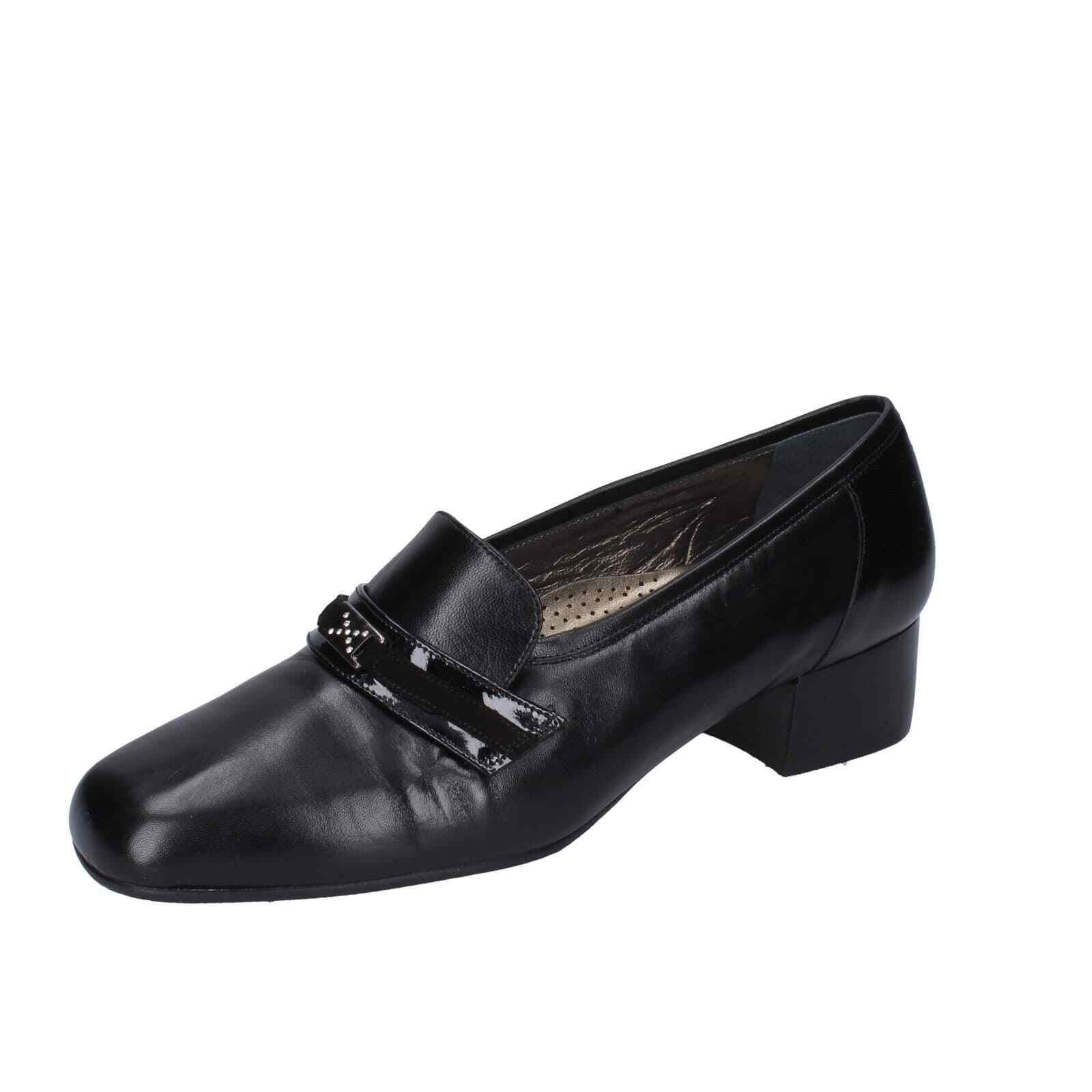 Женская обувь CONFORT 6 (EU 36) туфли-лодочки коричневого цвета из лакированной кожи EZ439-36