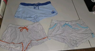 Lot of 3 Jrs. Sleep Lounge Shorts  Simply Vera S Mixit S Lttle Miss Boss XL
