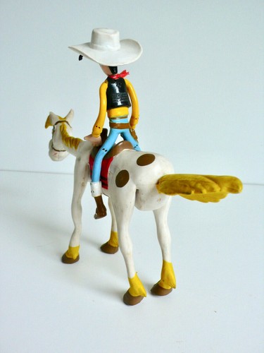 LUCKY LUKE FIGUREN - JOLLY JUMPER DARGAUD VERLAG 1984 Ht 22 cm GUTER ZUSTAND - Bild 7 von 11