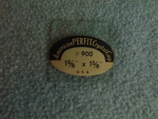 ANTIQUE PERFIT NOVELTY DESK ALARM BEVELED CONVEX SQUARE 1 5/8" GLASS CLOCK PARTS