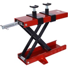 1100lbs Motorcycle Off-road Bike Scissor Center Jack Lift Repair Wide Stand Bike