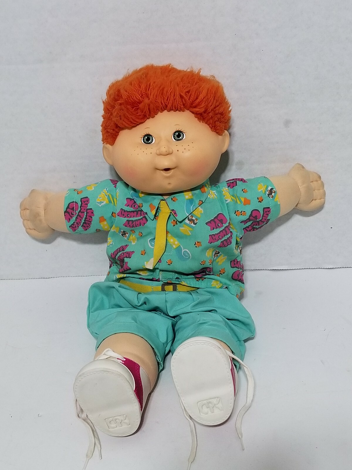 orange hair cabbage patch doll