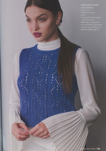 Knit Wear Magazine Spring Summer 2018 Interweave - 20 Knitting Patterns - Women - Picture 12 of 22