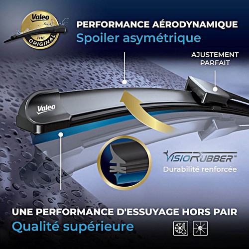 VALEO Silencio Wiper Blade PAIR 700mm 28" Fits FORD Escape Kuga Suv 1537086 - Picture 10 of 16