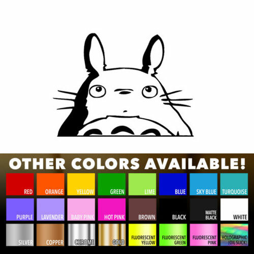 Totoro Head Vinyl Decal Sticker for Macbook Air Pro Laptop Car Truck Van Window - Picture 5 of 7