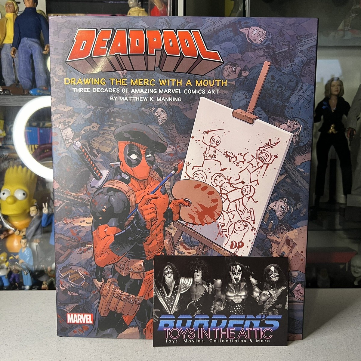 Deadpool: Drawing the Merc with a Mouth Over Sized Hard Cover Book