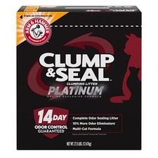 ARM and HAMMER Clump and Seal Platinum Clumping Cat Litter