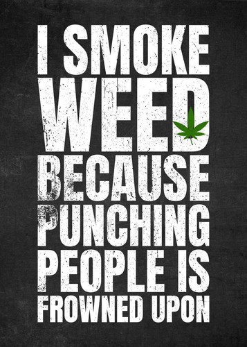 Cannabis Stoner Posters Retro Ganja Weed Gamer Wall Art Marijuana Poster Print - Picture 38 of 45