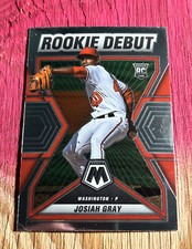 2022 Panini Mosaic Josiah Gray Rookie Debut RC #RD-7 - Nationals