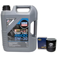 MotoröL Set 5W-30 5 Liter + ÖLfilter SM 174 FüR Audi A6 A8 80